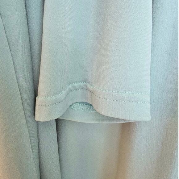 Women's Bob Mackie Wearable Art Green Tunic Robe with Embroidery - Picture 5 of 7